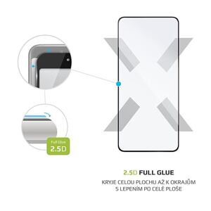 FIXED Full Cover 2,5D Tempered Glass for OnePlus 9, black FIXGFA-715-BK