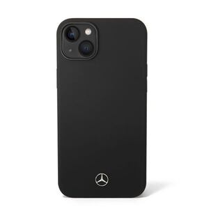 Mercedes Liquid Silicone Zadní Kryt pro iPhone 14 Plus Black MEHCP14MSILBK