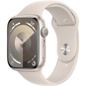 Apple Watch Series 9 GPS 45mm M/L barva Starlight Aluminium Case / Sport Band Starlight MR973QC/A