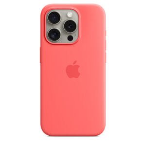 APPLE iPhone 15 Pro Silicone Case with MS - Guava MT1G3ZM/A