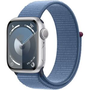Apple Watch Series 9 GPS 41mm barva Silver Aluminum / Sport Loop Winter Blue MR923QC/A