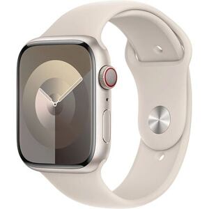 Apple Watch Series 9 GPS+Cellular 45mm S/M barva Starlight Aluminium Case / Sport Band Starlight MRM83QC/A