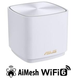 ASUS ZenWiFi XD4 Plus 1-pack white Wireless AX1800 Dual-band Mesh WiFi 6 System 90IG07M0-MO3C00