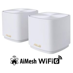 ASUS ZenWiFi XD4 Plus 2-pack white Wireless AX1800 Dual-band Mesh WiFi 6 System 90IG07M0-MO3C20