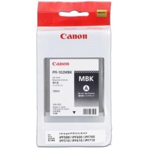 CANON INK PFI-102 MATTE BLACK iPF-500, 600, 700 CF0894B001