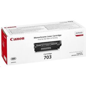 CANON CRG 703, tonerová kazeta pro LBP-2900/3000, černá 7616A005