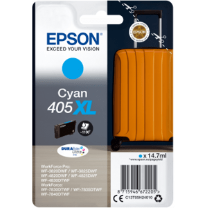 Epson Singlepack Cyan 405XL DURABrite Ultra Ink C13T05H24010