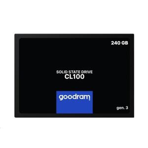 GOODRAM SSD CL100 Gen.3 240GB SATA III 7mm, 2,5" (R: 520MB/s, W 400MB/s) SSDPR-CL100-240-G3