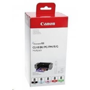 Canon CARTRIDGE CLI-8 BK/PC/PM/R/G MULTI-PACK pro MP500,510,520, MP600, MP800,810, MP970 0620B027