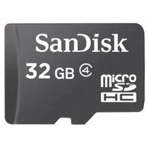 Sandisk/micro SDHC/32GB/18MBps/Class 4/+ Adaptér/Černá SDSDQM-032G-B35A