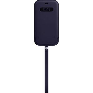 MK0D3FE/A Apple Leather Sleeve Kryt vč. MagSafe pro iPhone 12 Pro Max Deep Violet MK0D3FE/A