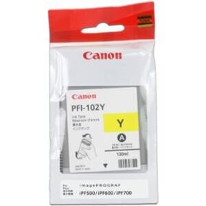 CANON INK PFI-102 YELLOW  iPF-500, 600, 700 CF0898B001