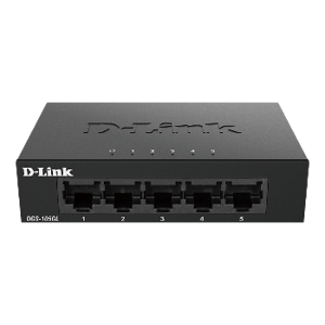 D-Link DGS-105GL Kovový 5-portový Gigabit stolní switch DGS-105GL/E