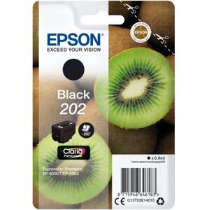 EPSON ink černá 202 Premium - singlepack 6,9ml, 250s, standard C13T02E14010