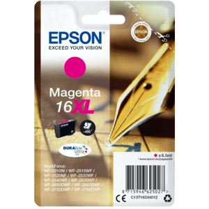 Epson Singlepack Magenta 16XL DURABrite Ultra Ink C13T16334012