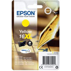 Epson Singlepack Yellow 16XL DURABrite Ultra Ink C13T16344012
