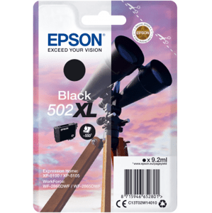 EPSON singlepack,Black 502XL,Ink,XL C13T02W14010