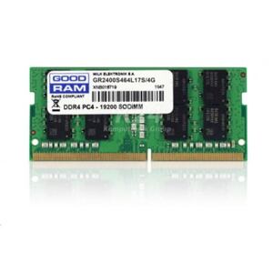 GOODRAM SODIMM DDR4 4GB 2400MHz CL17 GR2400S464L17S/4G