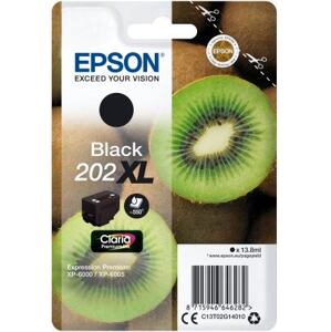 EPSON singlepack,Black 202XL,Premium Ink,XL C13T02G14010