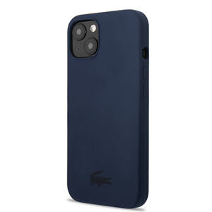 Lacoste Liquid Silicone Glossy Printing Logo Kryt pro iPhone 13 Navy LCHCP13MSV
