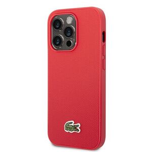 Lacoste Iconic Petit Pique Logo Zadní Kryt pro iPhone 14 Pro Red LCHCP14LPVCR