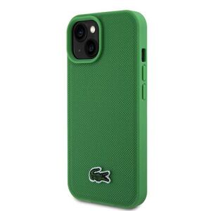 Lacoste Iconic Petit Pique Woven Logo Magsafe Zadní Kryt pro iPhone 15 Green LCHMP15SPVCN