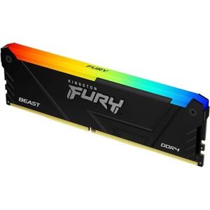 Kingston FURY Beast/DDR4/64GB/3600MHz/CL18/2x32GB/RGB/Black KF436C18BB2AK2/64
