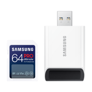 Samsung SDXC 64GB PRO ULTIMATE + USB adaptér MB-SY64SB/WW