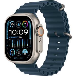 Apple Watch Ultra 2 GPS Cellular 49mm Titanium Case with Ocean Band barva Blue MREG3CS/A