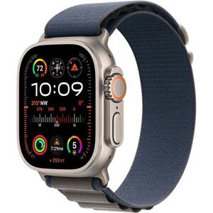 Apple Watch Ultra 2 GPS Cellular 49mm Titanium Case with Alpine Loop barva Blue velikost řemínku Medium (145-190mm) MREP3CS/A