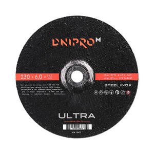Brusný kotouč ULTRA 230 mm 6,0 mm 22,2 mm,  Dnipro-M PID_13849