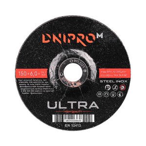 Brusný kotouč ULTRA 150 mm 6,0 mm 22,2 mm, Dnipro-M PID_13848