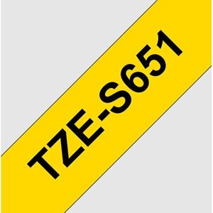TZE-S651, žlutá/černá, 24mm TZES651