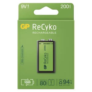 GP nabíjecí baterie ReCyko 9V 1PP 1032521020