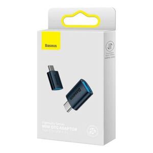 Baseus Converter Ingenuity Series Mini OTG Adaptor USB-A 3.1 Female to Type-C Male Blue (ZJJQ000003) ZJJQ000003