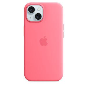 APPLE iPhone 15 Silicone Case with MS - Pink MWN93ZM/A