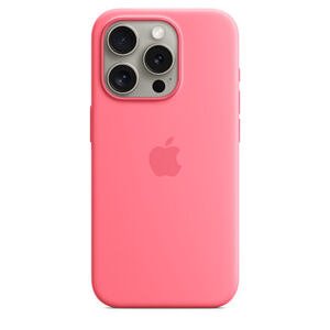APPLE iPhone 15 ProMax Silicone Case with MS - Pink MWNN3ZM/A