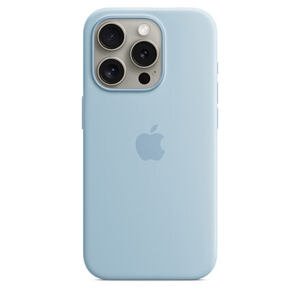 APPLE iPhone 15 ProMax Silicone Case wth MS - Light Blue MWNR3ZM/A