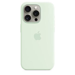 APPLE iPhone 15 Pro Silicone Case with MS - Soft Mint MWNL3ZM/A
