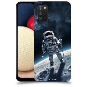 ACOVER Kryt na mobil Samsung Galaxy A02s A025G s motivem Kosmonaut