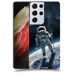 ACOVER Kryt na mobil Samsung Galaxy S21 Ultra 5G G998B s motivem Kosmonaut